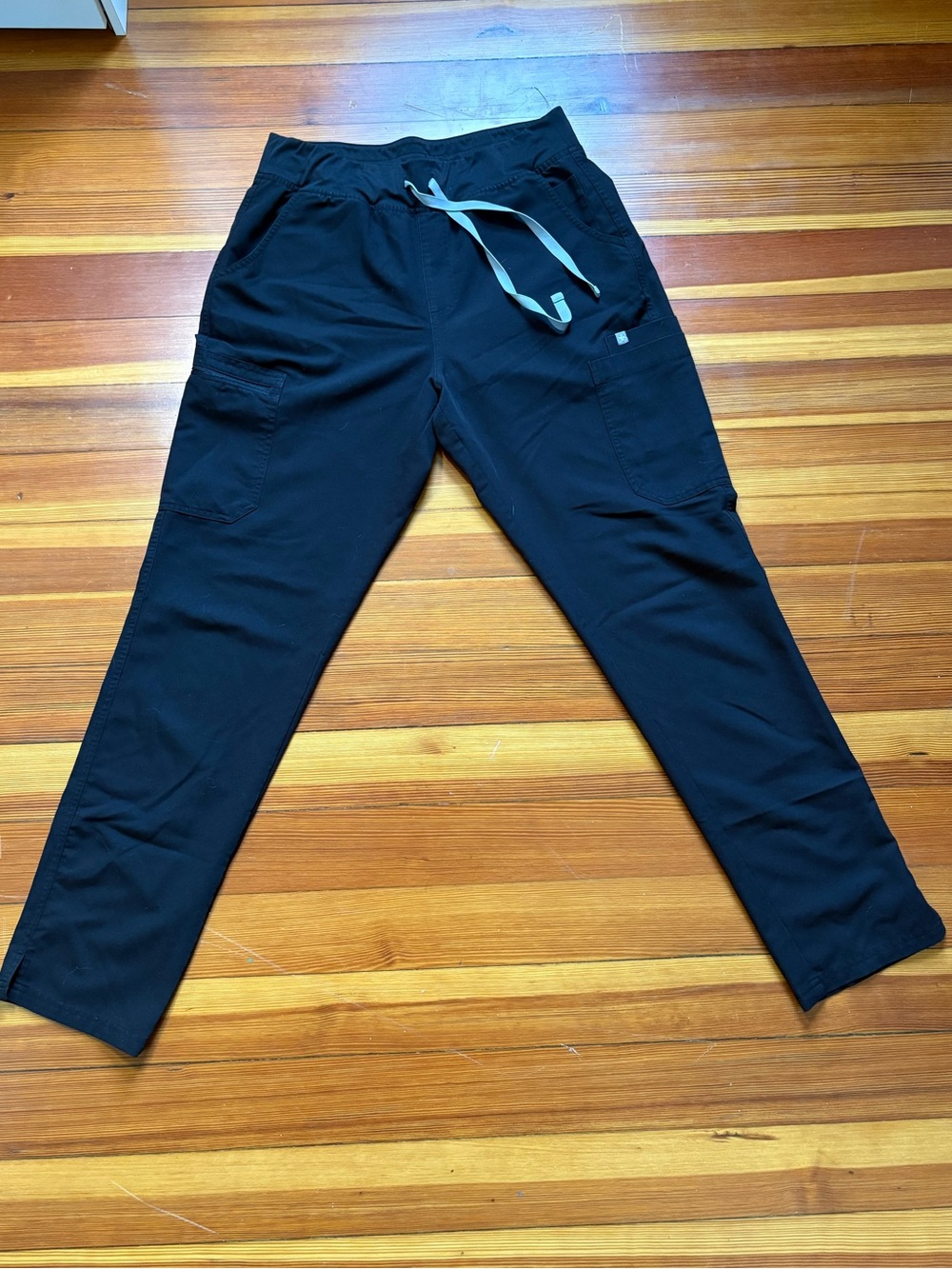 Figs Black Yola High Rise Scrub Pant